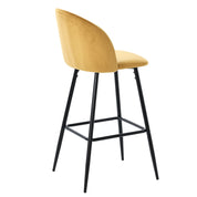 Taburete de bar terciopelo Atrio