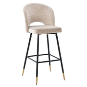 Taburete de bar terciopelo Nadia