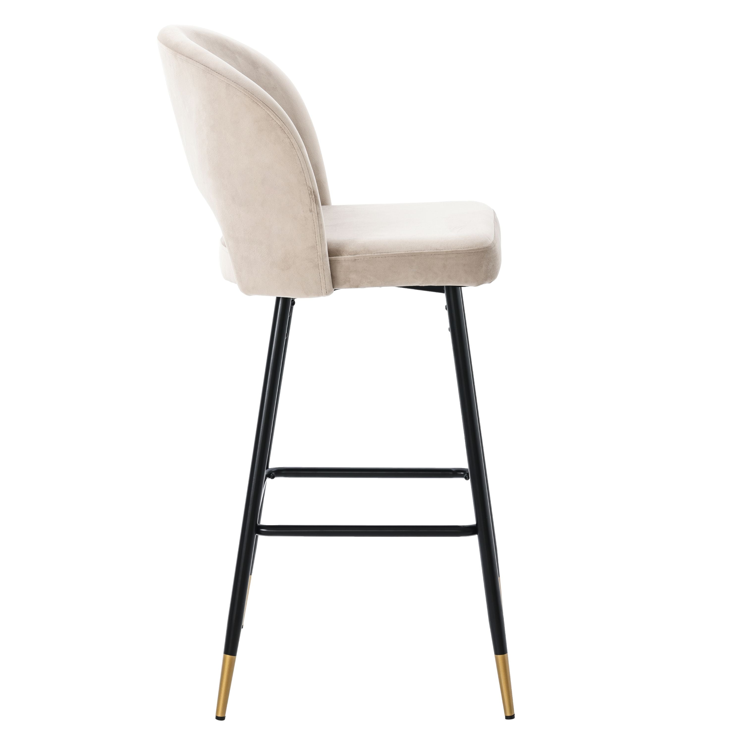 Taburete de bar terciopelo Nadia