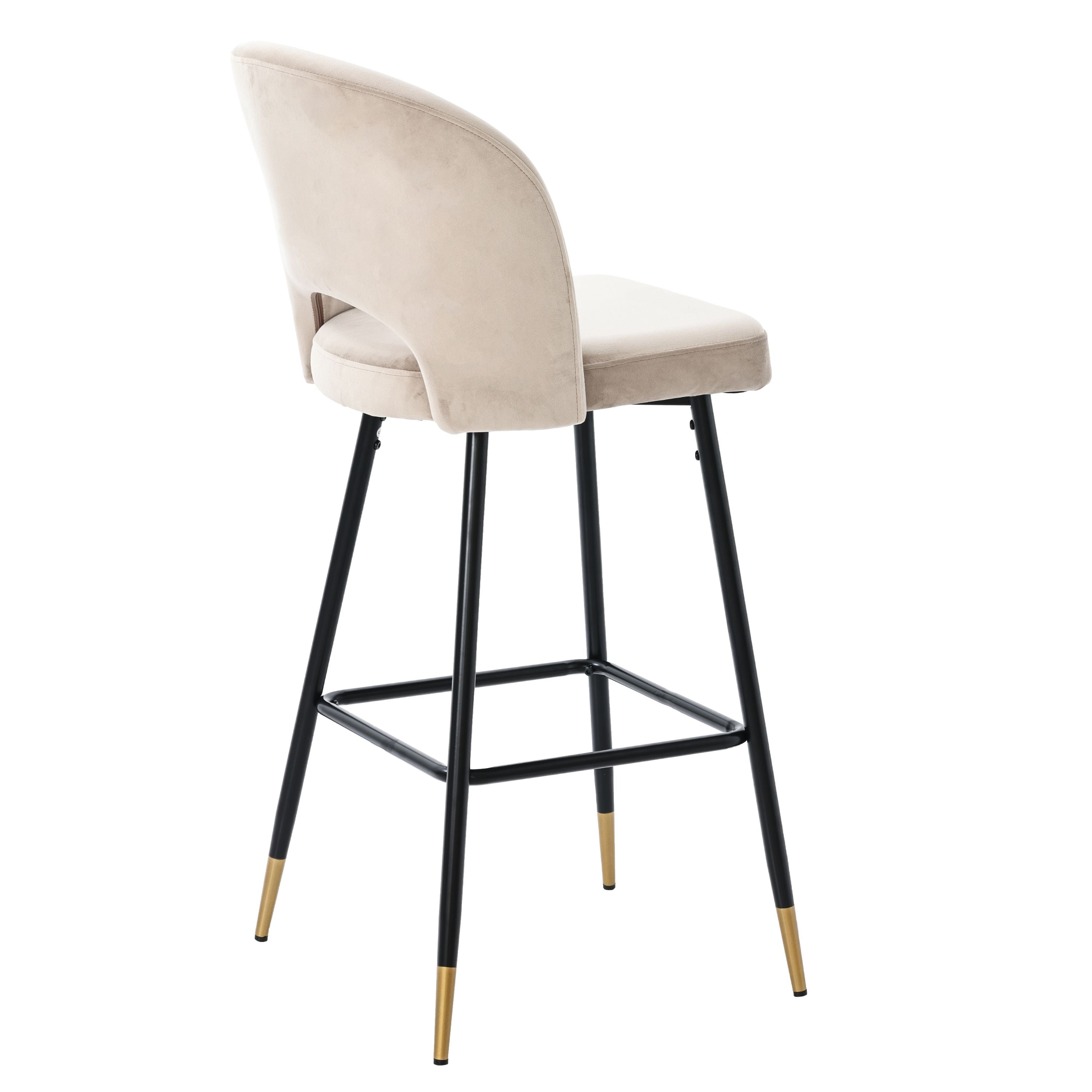 Taburete de bar terciopelo Nadia