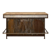 Barra de bar vintage metalica Santer