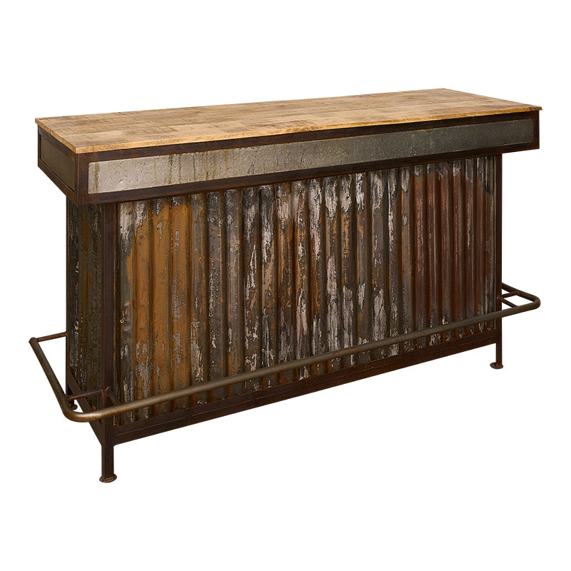 Barra de bar vintage metalica Santer