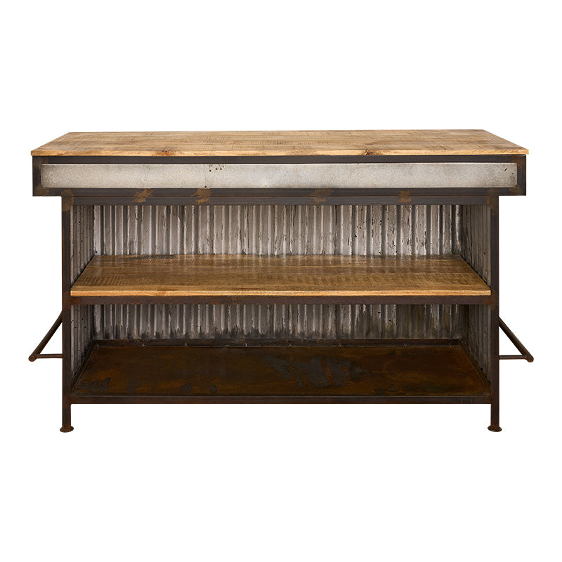 Barra de bar vintage metalica Santer