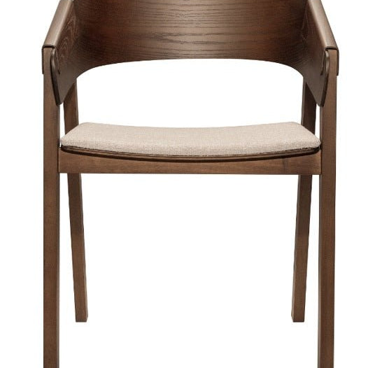 Silla de comedor con reposabrazos madera Mimo - Vintahome