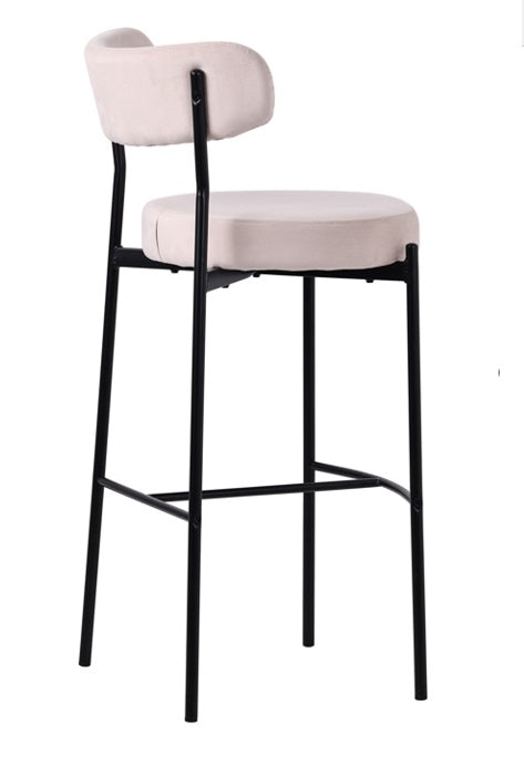 Taburete de terciopelo Verona 75cm