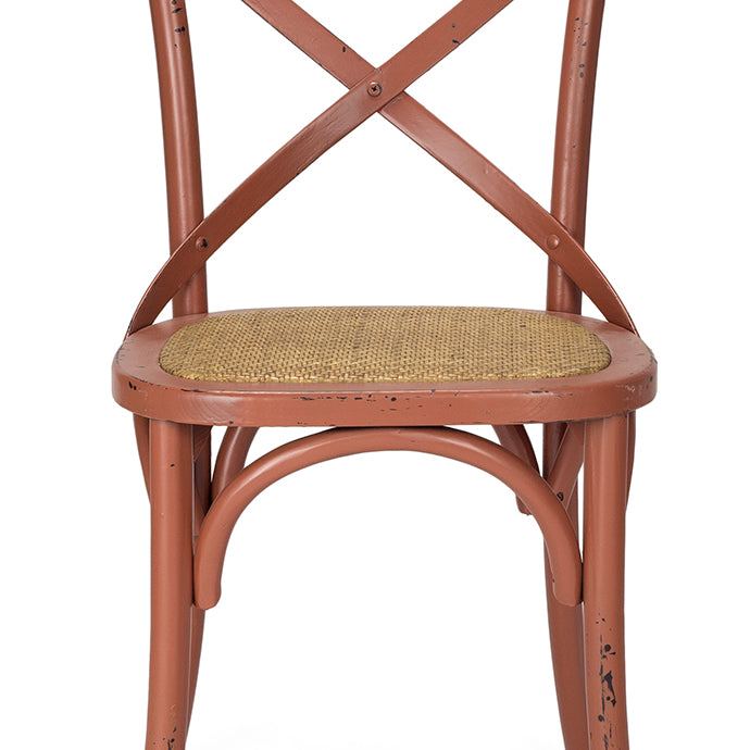 Silla de comedor vintage madera envejecida Tone