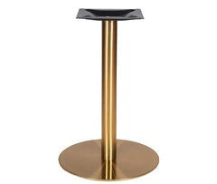 Base de mesa acero inoxidable oro 45 - 50 cm