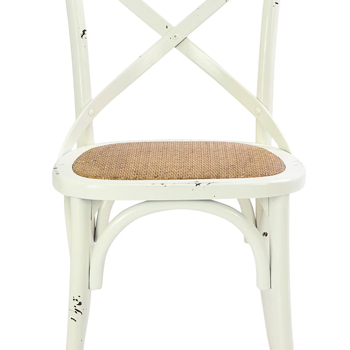 Silla de comedor vintage madera envejecida Tone