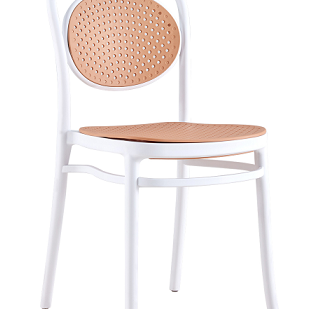 Silla de exterior apilable polipropileno Anne
