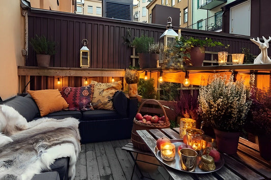 Ideas para seguir disfrutando de tu terraza en otoño