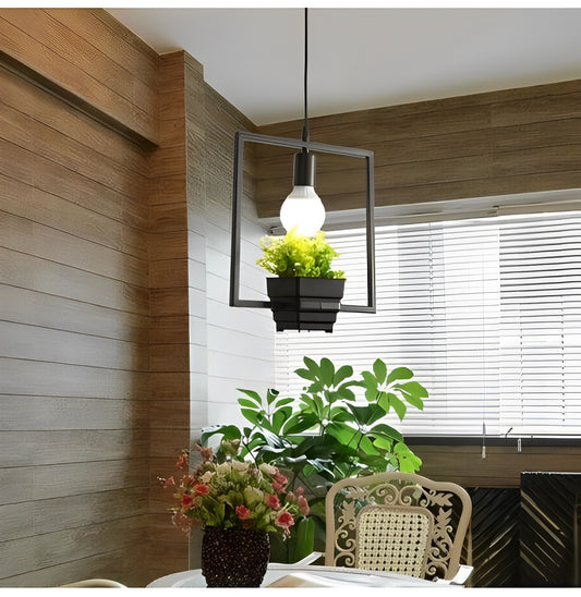 Lámparas con plantas: tendencia en decoración de negocios y hogares