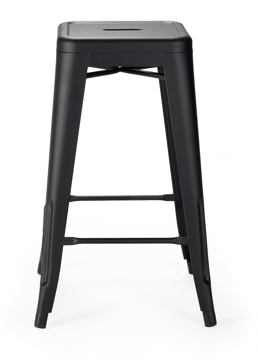 Taburete apilable vintage lix color