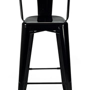 Taburete alto con respaldo vintage lix XL