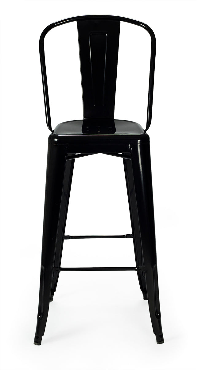 Taburete alto con respaldo vintage lix XL