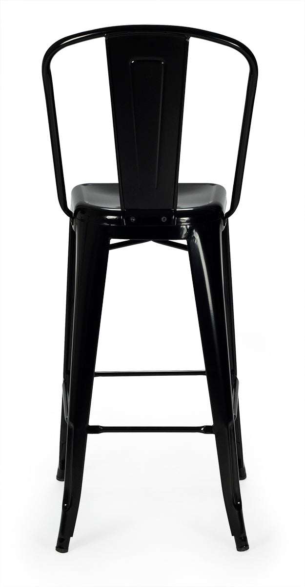 Taburete alto con respaldo vintage lix XL