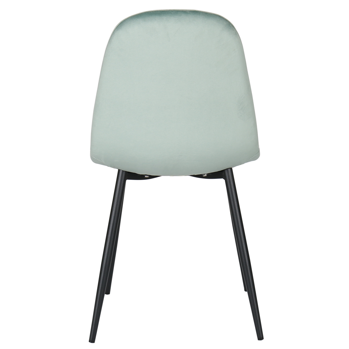 Silla de comedor acero negro terciopelo  Neka