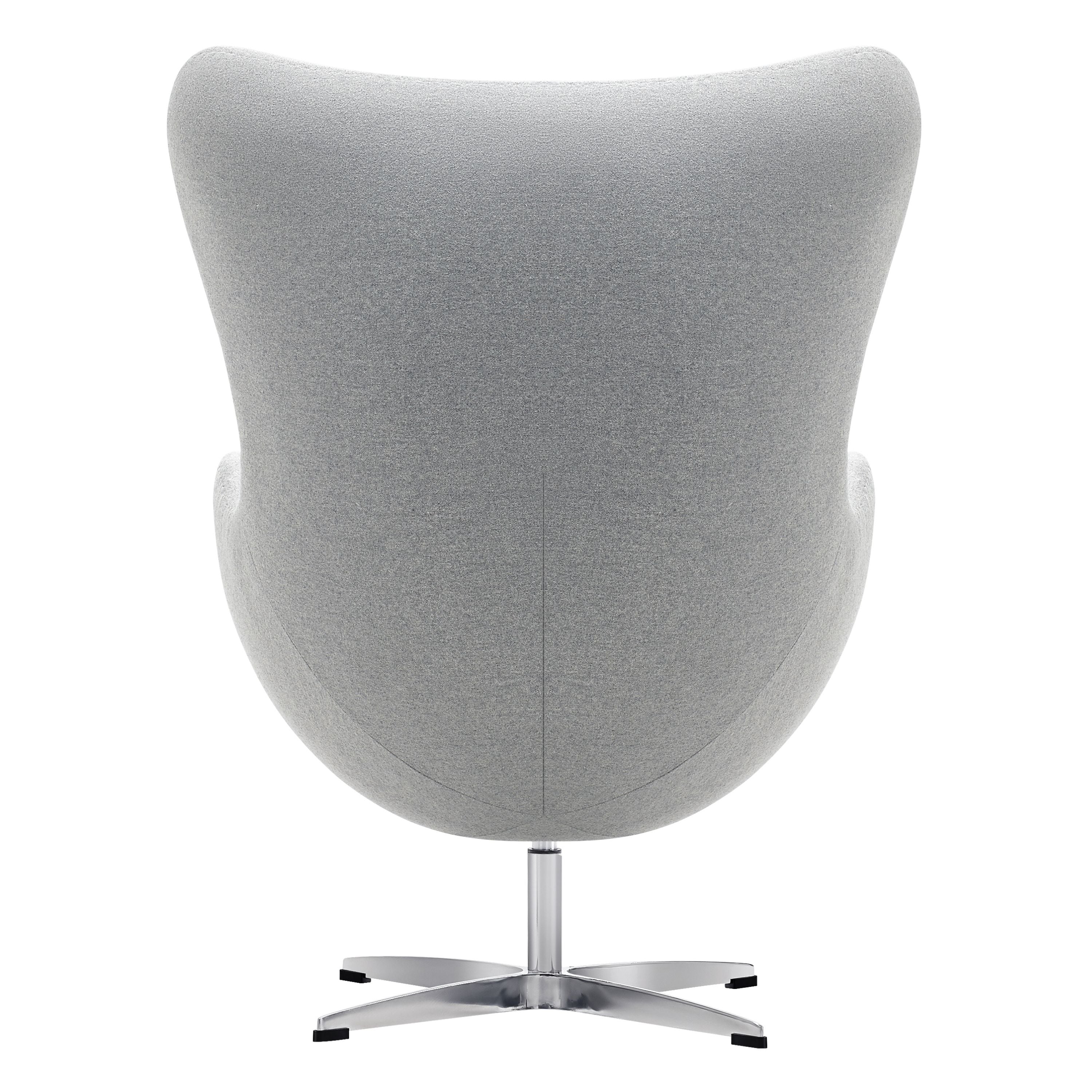 Sillón de diseño Eggo tapizado lana