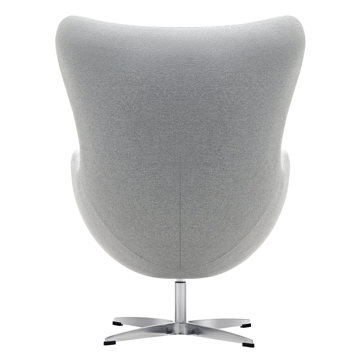 Sillón de diseño Eggo tapizado lana