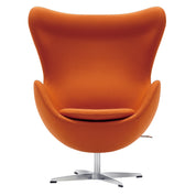Sillón de diseño Eggo tapizado lana