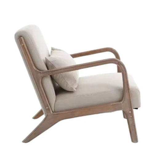 Sillón nórdico lino beige Liam