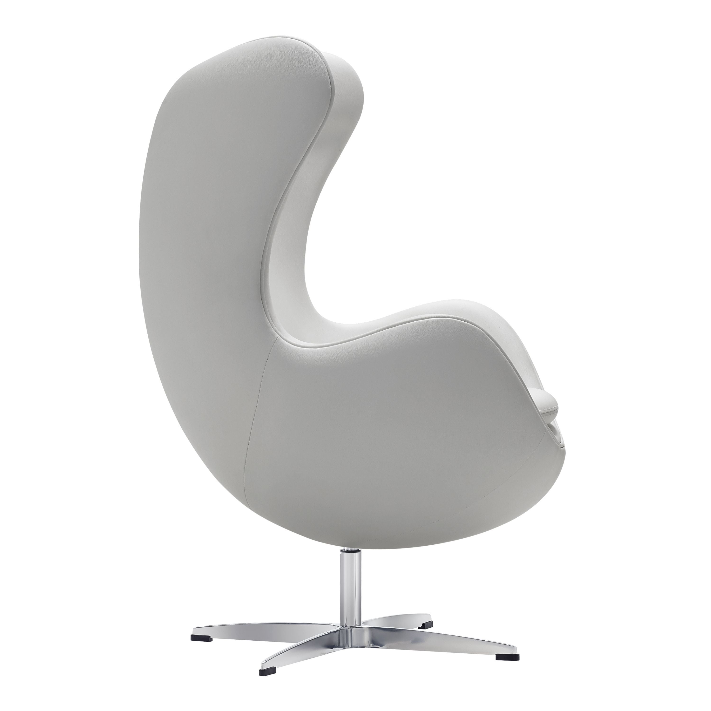 Sillón de diseño Eggo semipiel