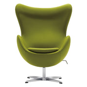 Sillón de diseño Eggo tapizado lana