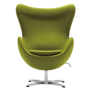 Sillón de diseño Eggo tapizado lana