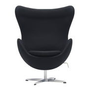 Sillón de diseño Eggo tapizado lana
