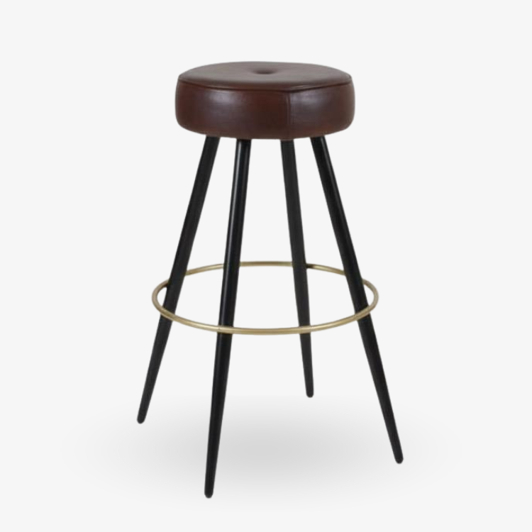 Taburete vintage alto Lorin