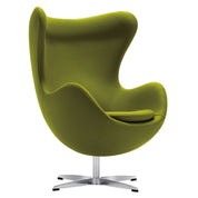 Sillón de diseño Eggo tapizado lana