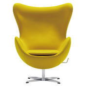 Sillón de diseño Eggo tapizado lana