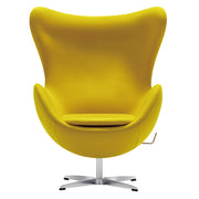 Sillón de diseño Eggo tapizado lana