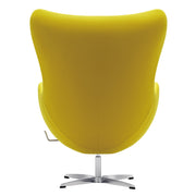 Sillón de diseño Eggo tapizado lana