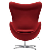 Sillón de diseño Eggo tapizado lana