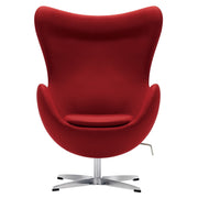 Sillón de diseño Eggo tapizado lana