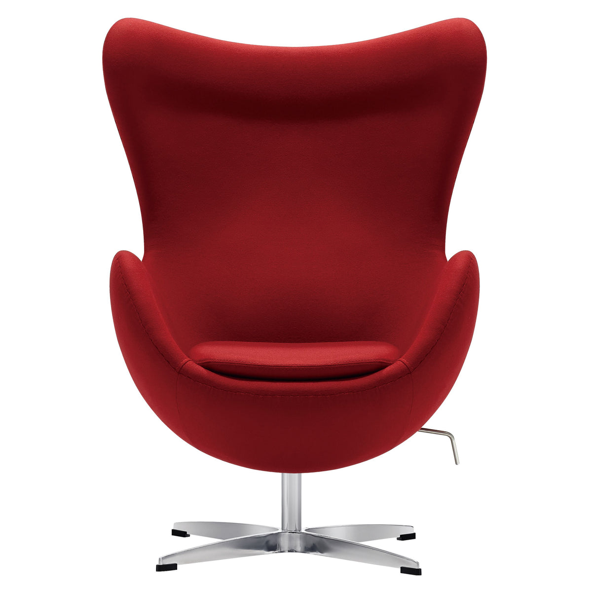 Sillón de diseño Eggo tapizado lana