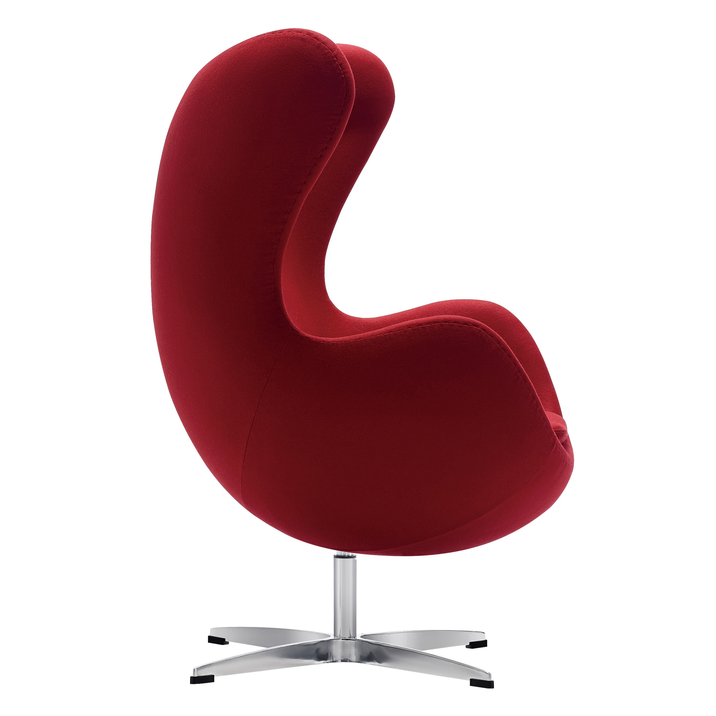 Sillón de diseño Eggo tapizado lana