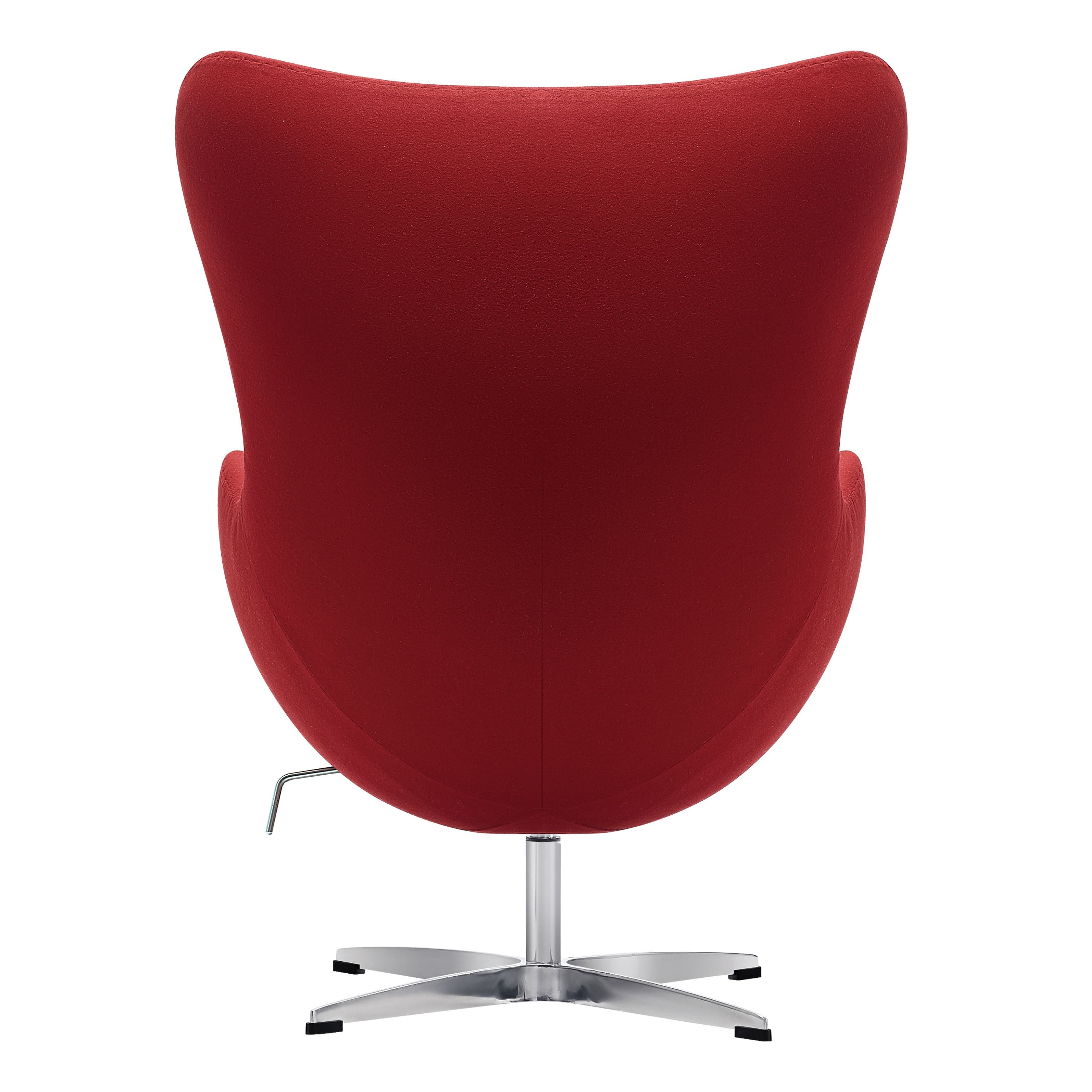 Sillón de diseño Eggo tapizado lana