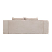 Sofá de pana ancha Mell Beige