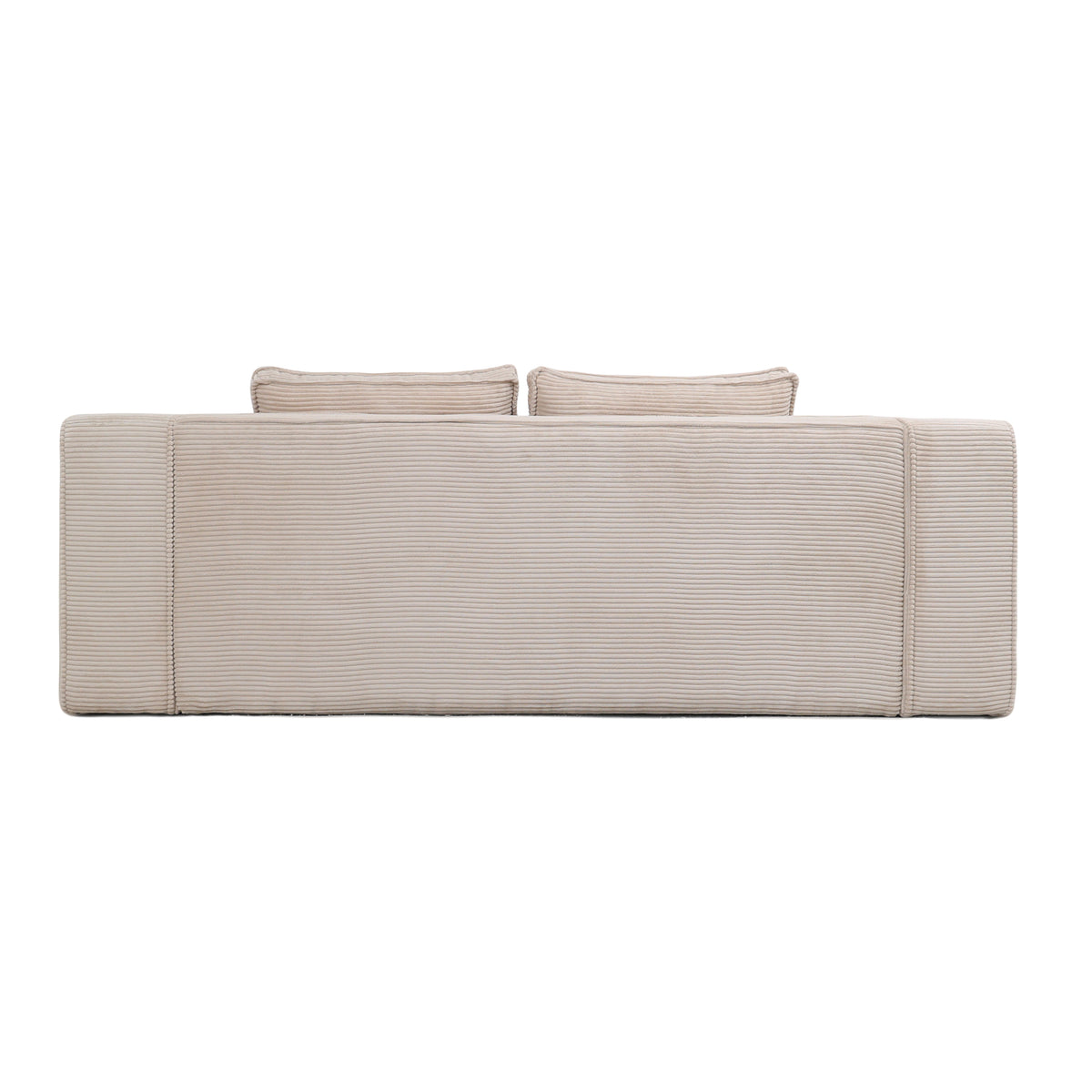 Sofá de pana ancha Mell Beige