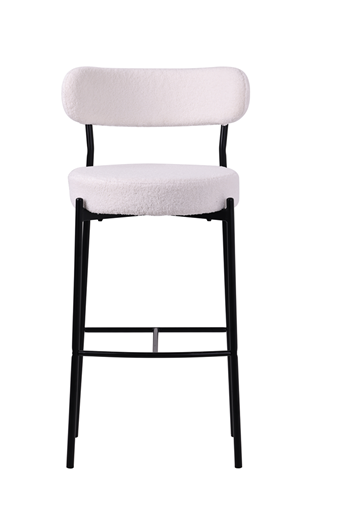 Tabouret boucle Verona 75 cm