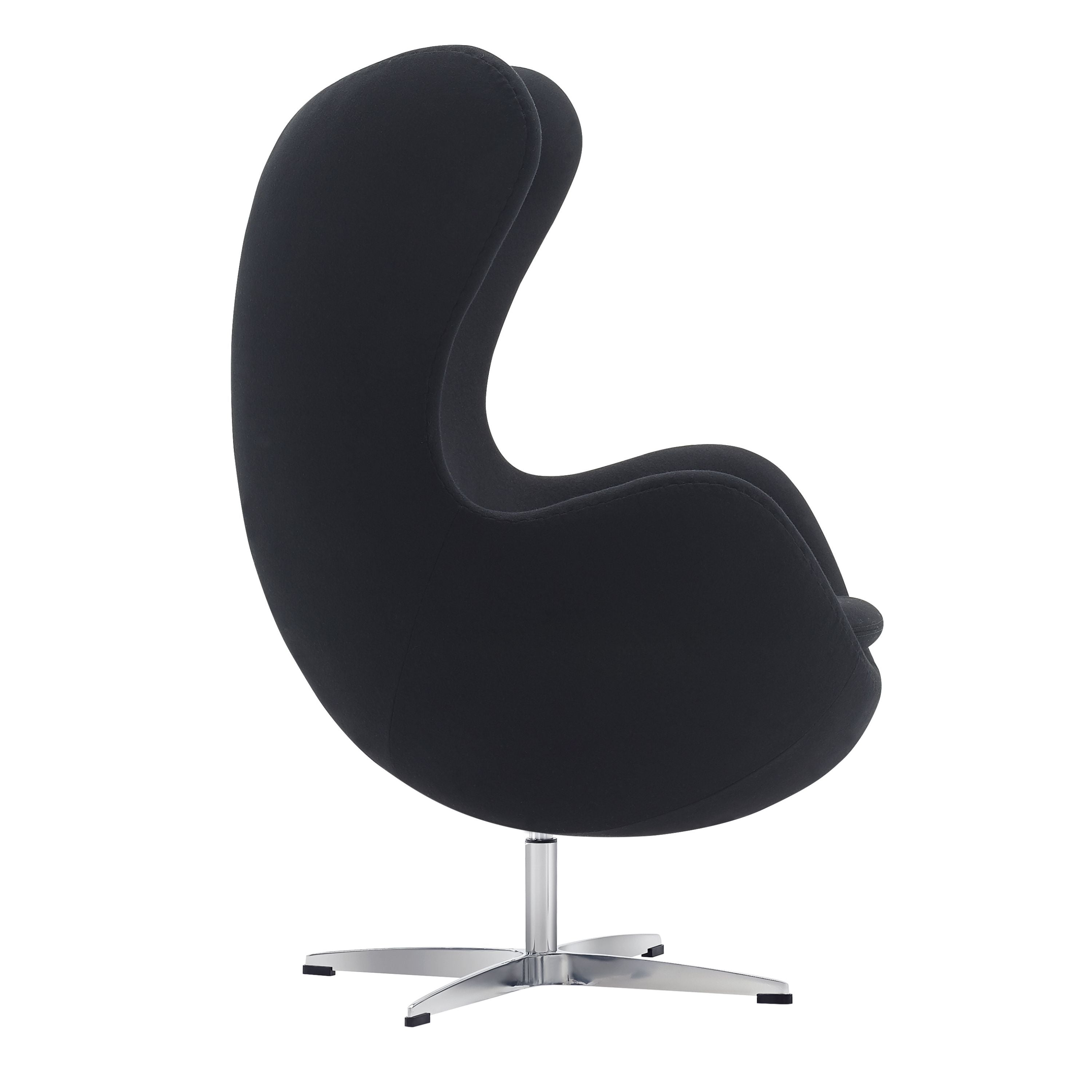 Sillón de diseño Eggo tapizado lana