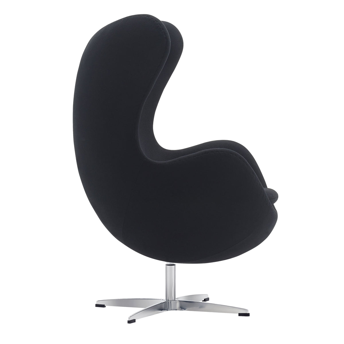 Sillón de diseño Eggo tapizado lana
