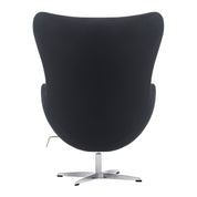 Sillón de diseño Eggo tapizado lana
