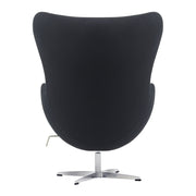 Sillón de diseño Eggo tapizado lana