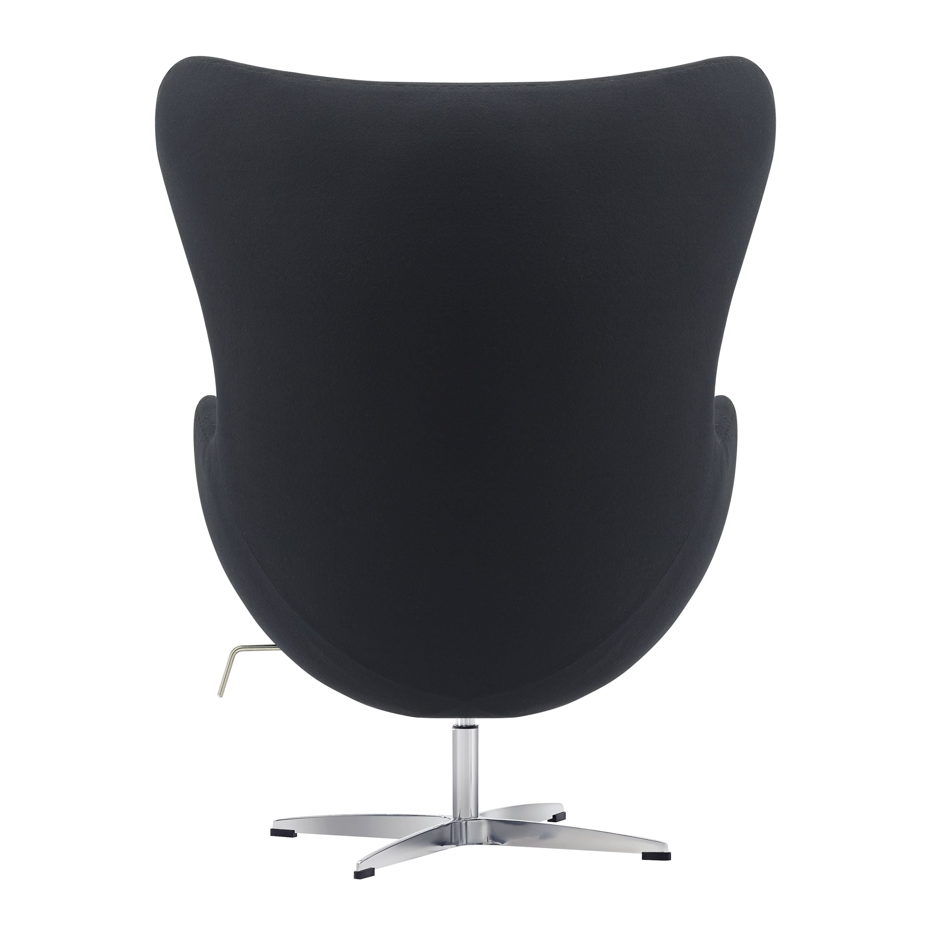Sillón de diseño Eggo tapizado lana