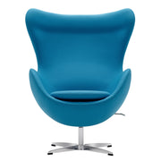 Sillón de diseño Eggo tapizado lana