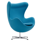 Sillón de diseño Eggo tapizado lana