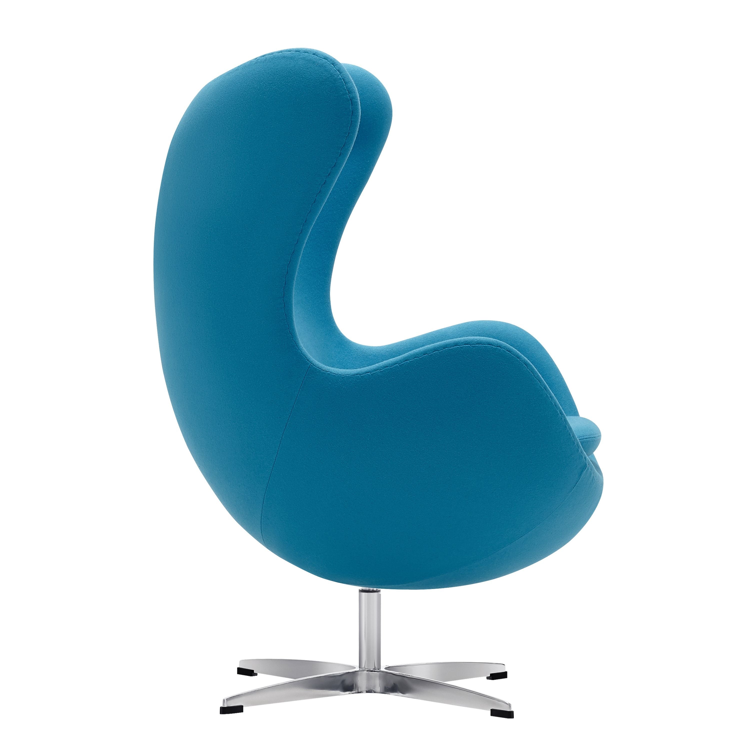 Sillón de diseño Eggo tapizado lana