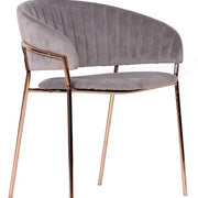 Silla terciopelo gold Arisa